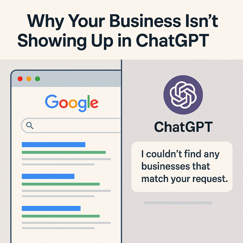 Why Your Business Isn’t Showing Up in ChatGPT: The New Era of SEO Beyond Google
